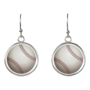 Baseball Earrings