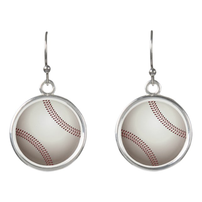 Baseball Earrings (Front)