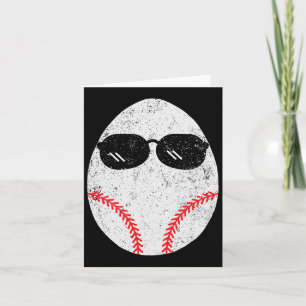 Baseball Easter Egg Sunglasses Women Men Teen East Card