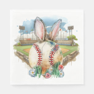 Baseball Easter themed Napkins