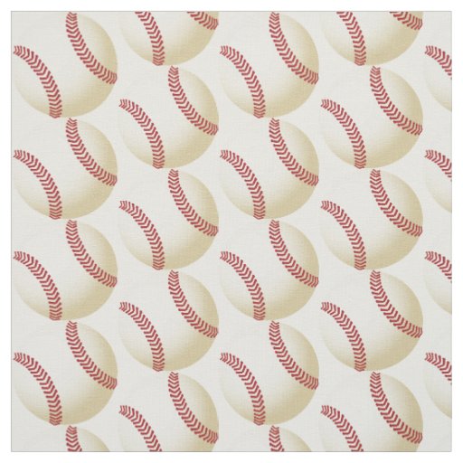 Baseball Fabric. Fabric Zazzle