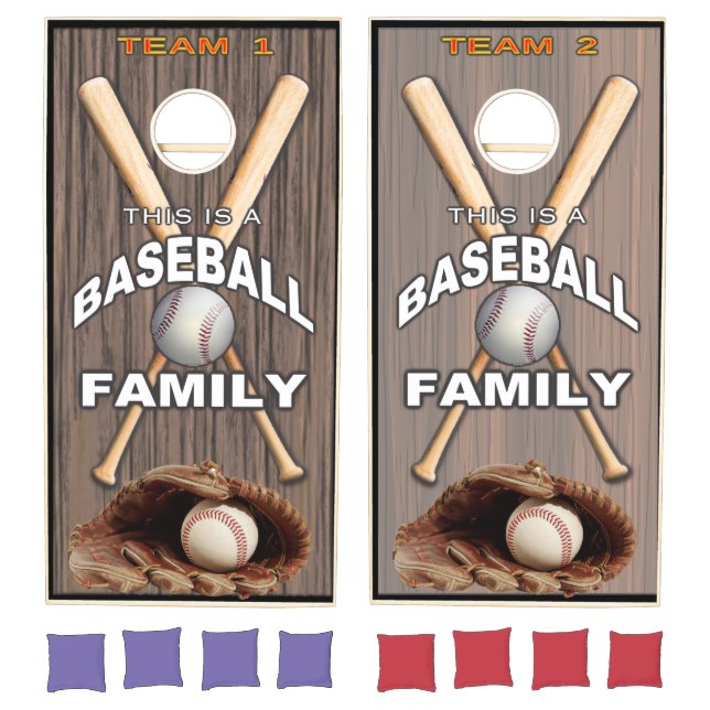 Baseball Family Cornhole Game (Set)