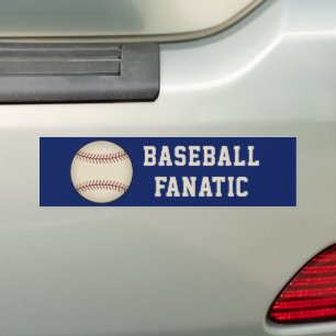 Baseball Fan Bumper Sticker