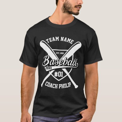 Baseball fan coach team Mom player thank you gift T_Shirt