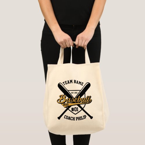 Baseball fan coach team Mom player thank you gift Tote Bag