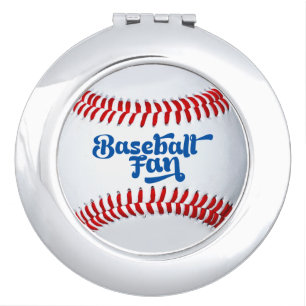Baseball Fan Female Gift Idea Photo Compact Mirror
