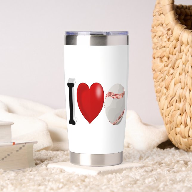 Baseball Fan  Insulated Tumbler (Living Room (Rotated))