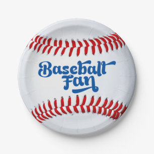 Baseball Fan Paper Plates