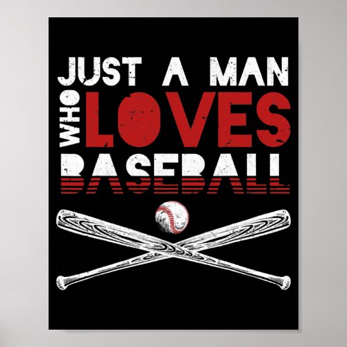 Baseball Fan Pitcher Baseball Player Baseball Bat Poster