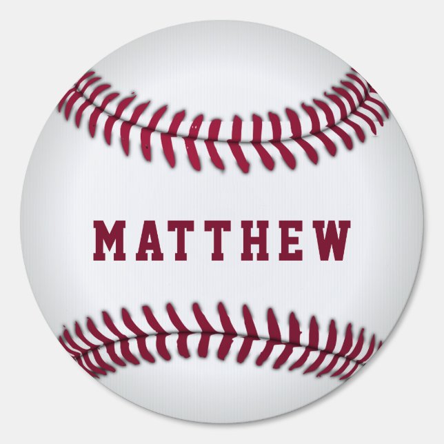 Baseball Fan Sports Add Name Sign (Front)