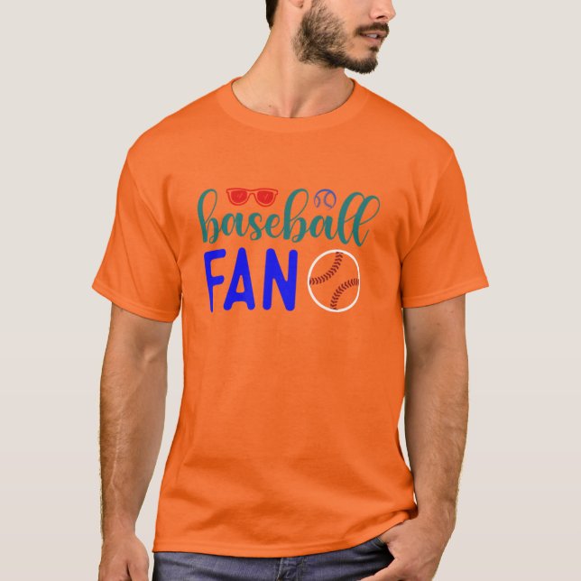 Baseball Fan  T-Shirt (Front)