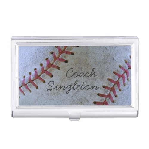 Baseball Fan_tastic_Battered ball_Authentic Scuff Business Card Case
