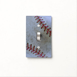 Baseball Fan-tastic_Battered Ball _autograph ready Light Switch Cover