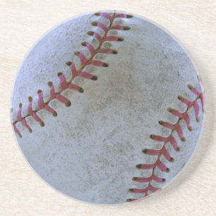 Baseball Fan-tastic_Battered Ball beverage buddy Coaster