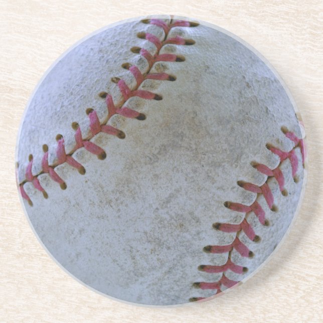 Baseball Fan-tastic_Battered Ball beverage buddy Coaster (Front)