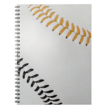 Baseball Fan-tastic_color Laces_go_bk Notebook by UCanSayThatAgain at Zazzle