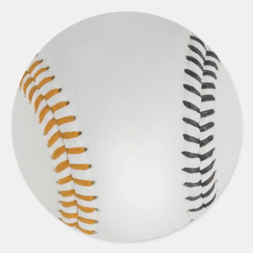 Baseball Fan_tastic_Color Laces_og_bk Classic Round Sticker