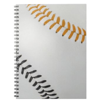 Baseball Fan-tastic_color Laces_og_bk Notebook by UCanSayThatAgain at Zazzle