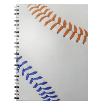 Baseball Fan-tastic_color Laces_og_bl Notebook by UCanSayThatAgain at Zazzle