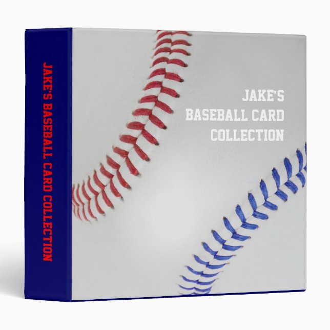 Baseball Fan-tastic_Color Laces_personalized Binder (Front/Spine)