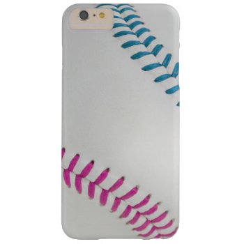 Baseball Fan-tastic_color Laces_stitching_fu_tl Barely There Iphone 6 Plus Case by UCanSayThatAgain at Zazzle