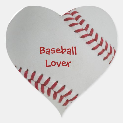 Baseball Fan_tastic pitch perfect Baseball lover Heart Sticker