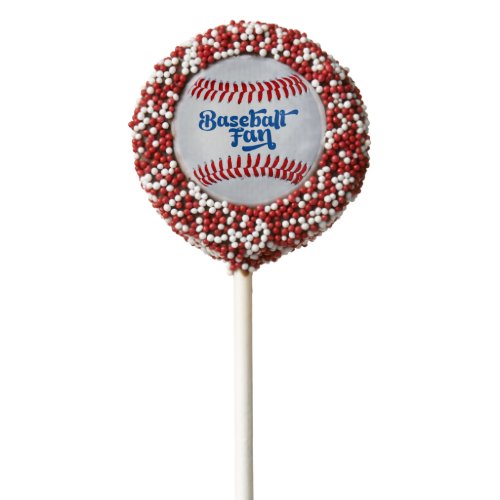 Baseball Fan Theme Party Treat Ideas Chocolate Covered Oreo Pop