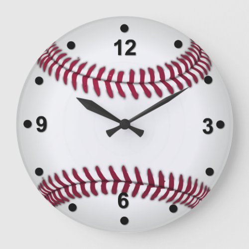 Baseball Fan Wall Clock
