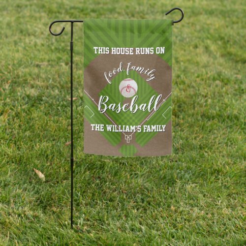 Baseball Fans Garden Flag