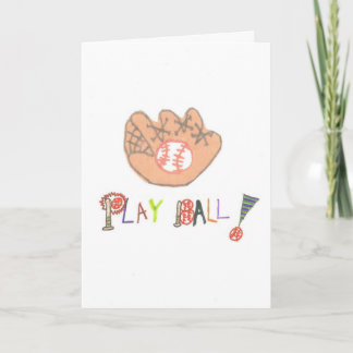 Baseball Father’s Day Card Play Ball