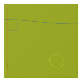 Baseball Faux Canvas Print