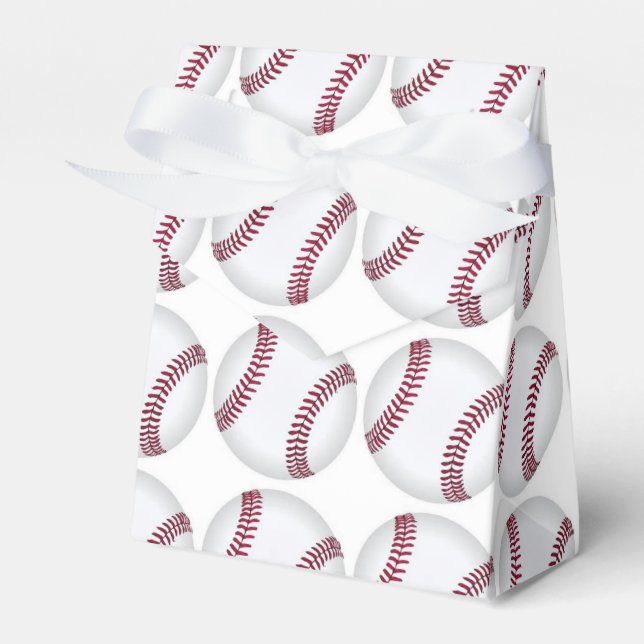 Baseball Favor Box (Front Side)
