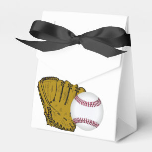 Baseball favor boxes