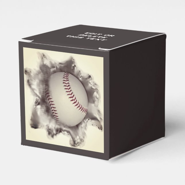 Baseball Favor Boxes (Front Side)