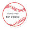Baseball Favor Sticker