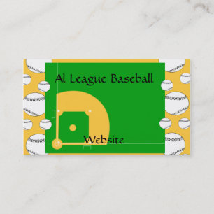Baseball Field Business Card