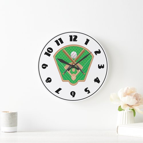 Baseball Field Clock