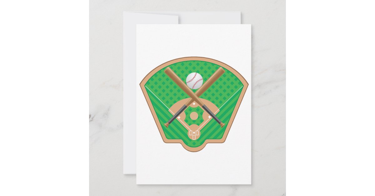 Baseball Field Invitations | Zazzle