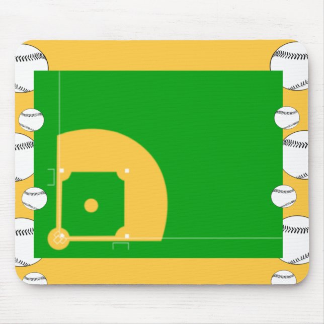 Baseball Field Mouse Pad (Front)