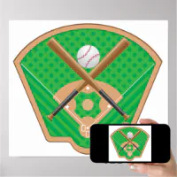 Baseball Pitching Grips Custom Poster