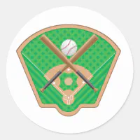 Baseball Ball Stickers, Zazzle