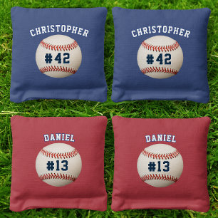 Baseball Field Team Number Name Athlete Sports Cornhole Bags