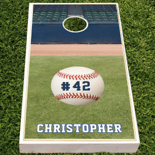 Baseball Field Team Number Name Athlete Sports Cornhole Set