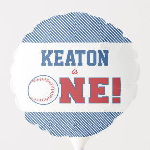 Baseball First Birthday Balloon