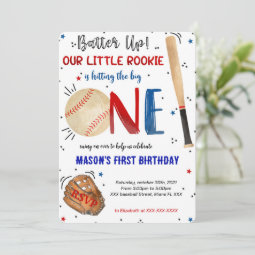 Baseball First Birthday Invitation Zazzle Baseball First Birthday Invitation Tcv3n 255