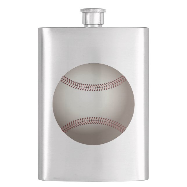 Baseball Flask (Front)