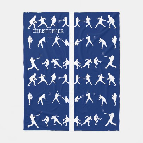 Baseball  fleece blanket