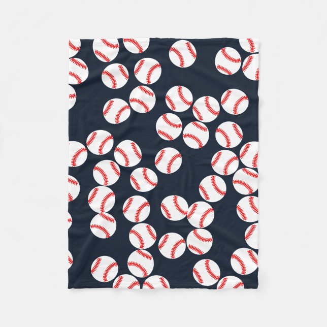 Baseball Fleece Blanket (Front)