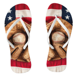 Baseball Flip Flop Sandals