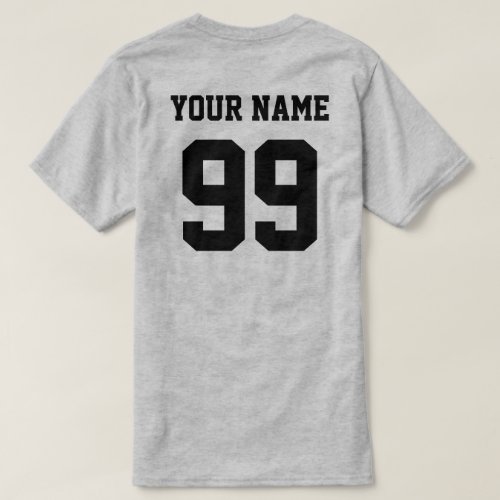 Baseball Football Soccer Custom Team Name Number T_Shirt